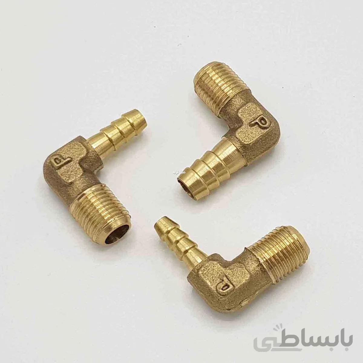 زانو 1/4 به 6 شلنگ خور