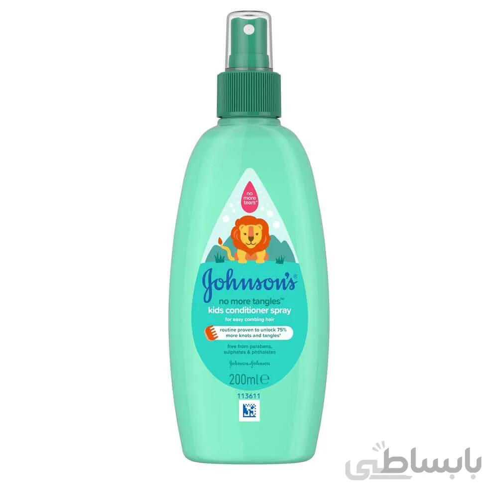 اسپری بازکننده گره موی سر200 میلی لیتر سبز جانسون johnson