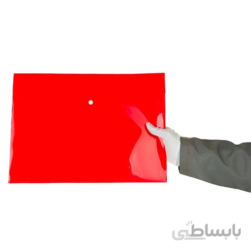 پوشه دکمه دار سهند طرح ساده سایز A3