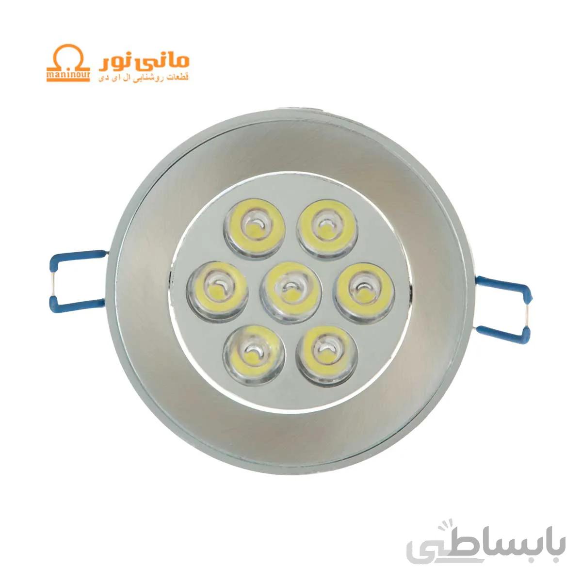 چراغ توکار سقفی 7وات 11 سانتی