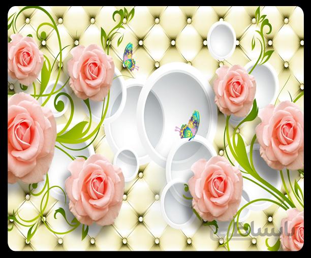 پوستر گل سه بعدی 011