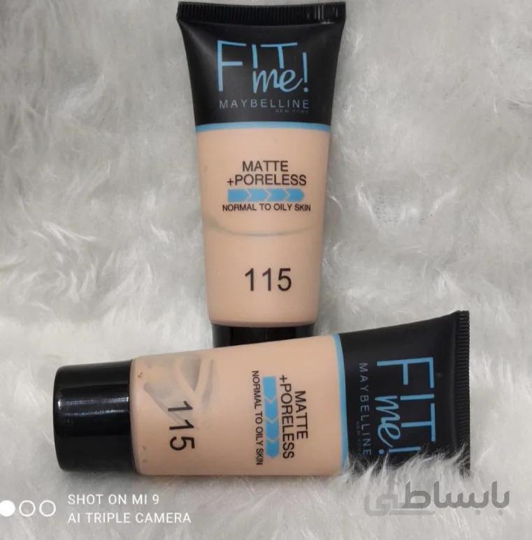 کرم پودر تیوپی فیت می میبلین110 Maybelline Fit Me Foundation