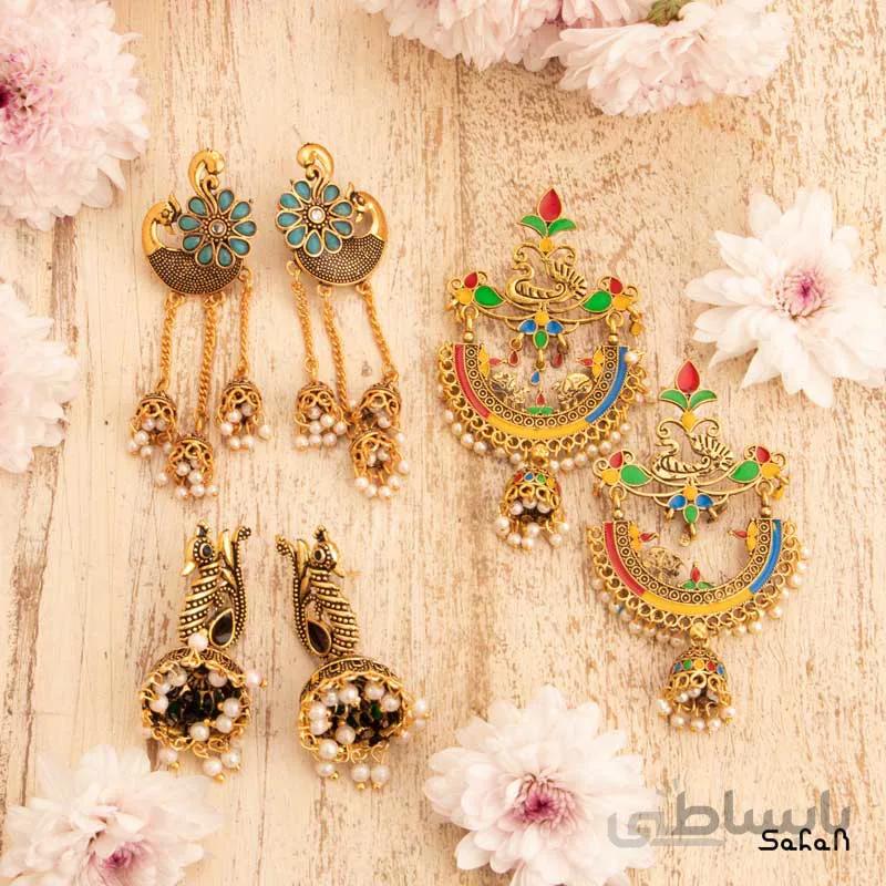گوشواره هندی رز