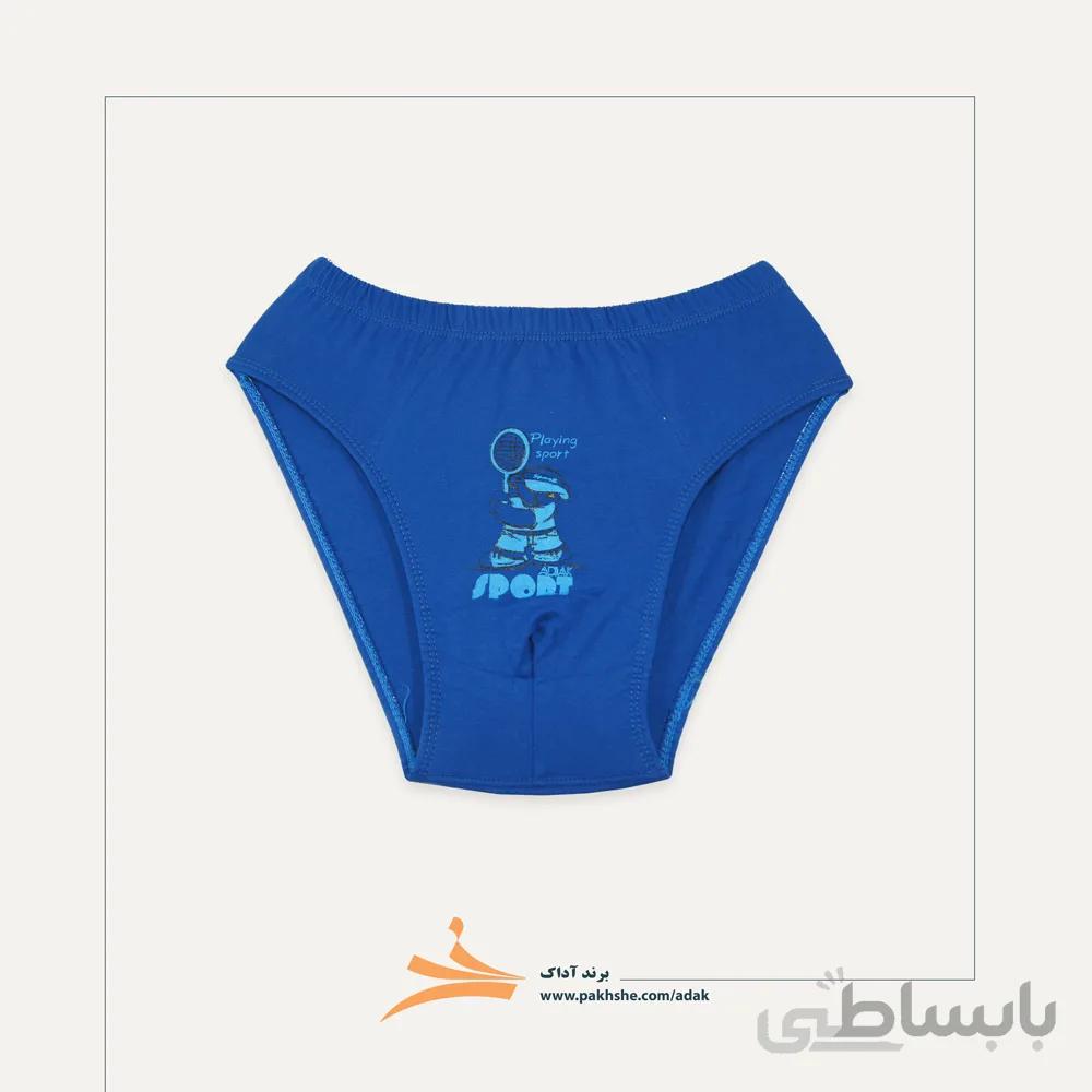 بسته سه عددی شورت اسلیپ پسرانه رنگی آداک کد 221