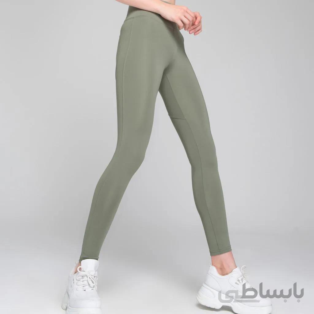 لگ اسلیم افکت پوش آپ سینگل زیتونی – Agi Slim Effect Leggings Haki