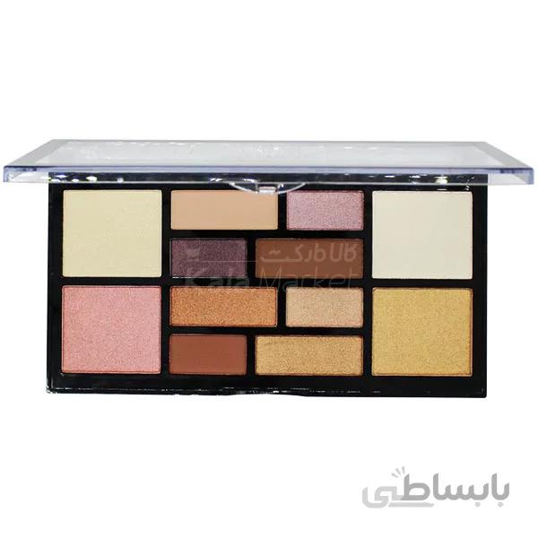 پالت سایه و هایلایتر آرت اسکین مدل بیوتی (Artskin Beauty Eyeshadow Palette-Code A)