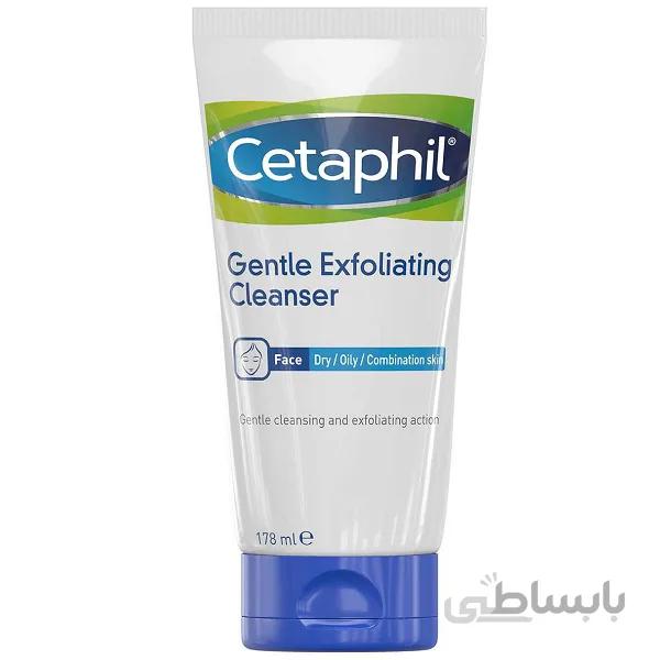 ژل شستشو و لایه بردار روزانه ستافیل Cetaphil حجم ۱۷۸ میل | پاکسازی بدون خشکی و حساسیت ا Cetaphil Gentle Exfoliating Cleanser 178ml