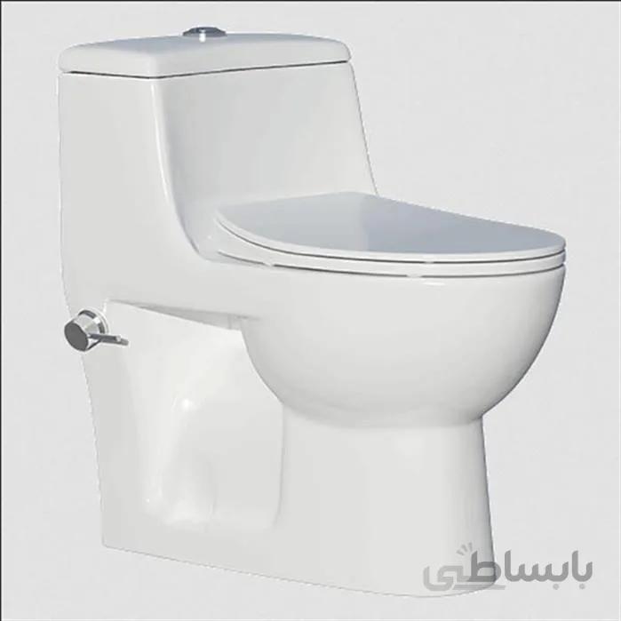 توالت فرنگی گاتریا مدل یک تکه آی ا 63 × 36 × 67 cm