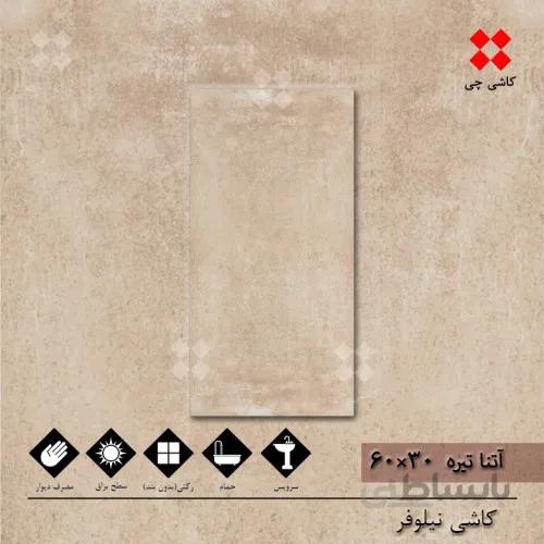 آتنا کرم تیره 30×60 براق درجه 2