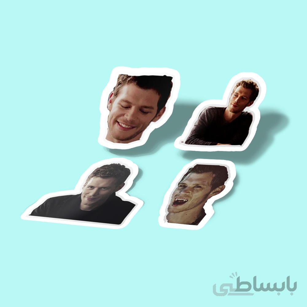 استیکر Damon Salvatore Portrait 2 Sticker