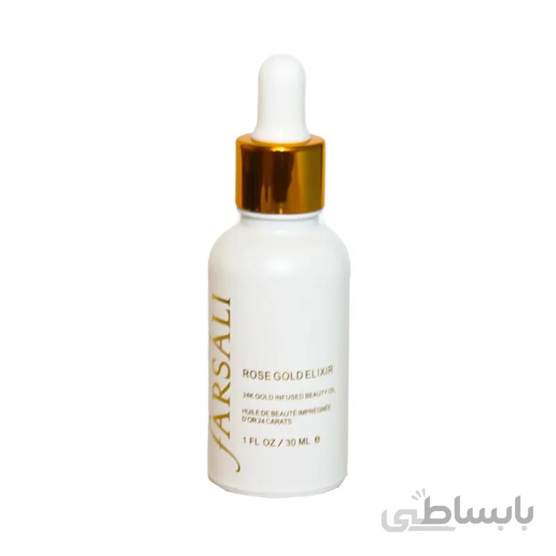 پرایمر و سرم صورت سفید فارسالی مدل Rose Gold Elixir