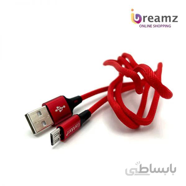 کابل تبدیل USB به microUSB ارلدام مدل EC-015M طول 1 متر