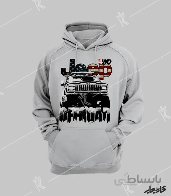 سویشرت ملانژ جیپ آفرود Jeep Off road USA