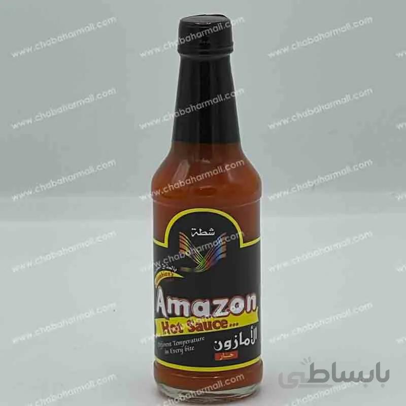 سس فلفل تند برند امازون amazon با طعم Hot sauce