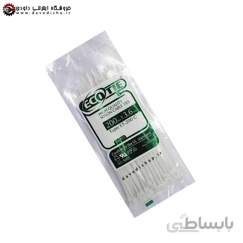 بست پلاستیکی ۲۰۰ سانتی متر ضخامت ۳.۶ اکوتای - (ECOTIE)