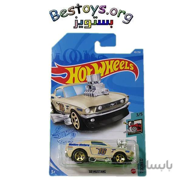 ماشین هات ویلز مدل MUSTANG 68
