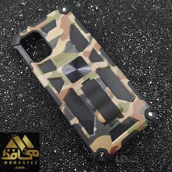 قاب ضد ضربه چریکی سامسونگ Galaxy A51 / M40s هولدر دار کد SA438D