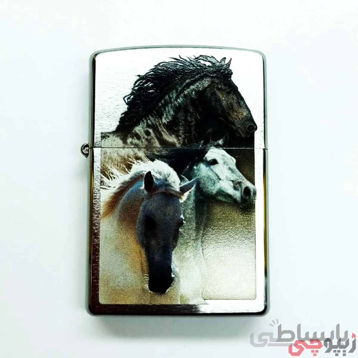 فندک زیپو اصل کد ۲۰۰ Galloping Horses In Dese
