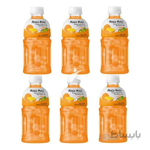 آبمیوه موگو موگو بسته ۶عددی پرتقال – Mogu mogu Orange