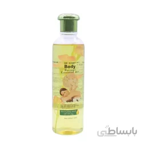 روغن ماساژ بدن برندDR BOJAY با عصاره نارگیل حجم 300 میلی لیتر