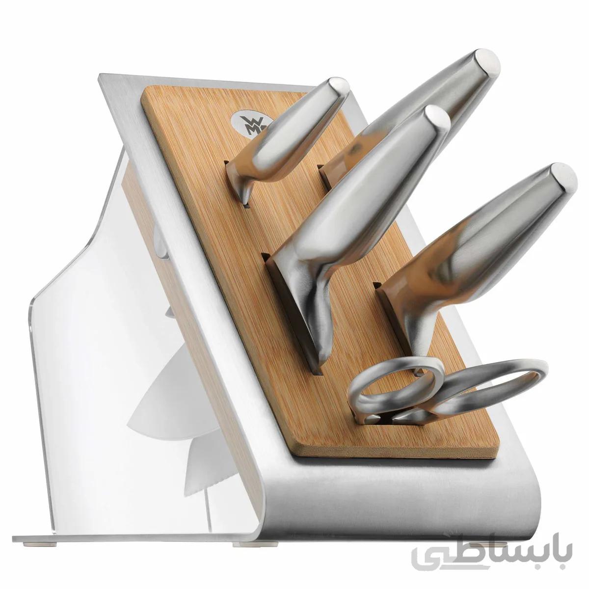 سرویس چاقو 6 پارچه دبلیو ام اف مدل WMF Knife block with knives Chef`s Edition