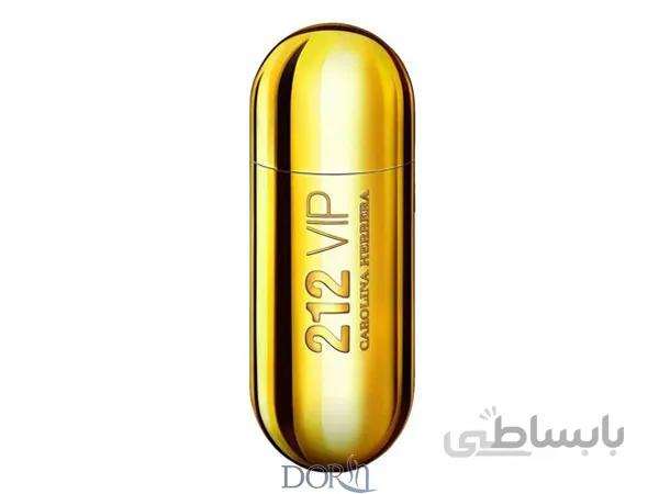 عطر ادوپرفیوم کارولینا هررا ۲۱۲ وی آی پی زنانه طلایی حجم 80 میلی لیتر اورجینال