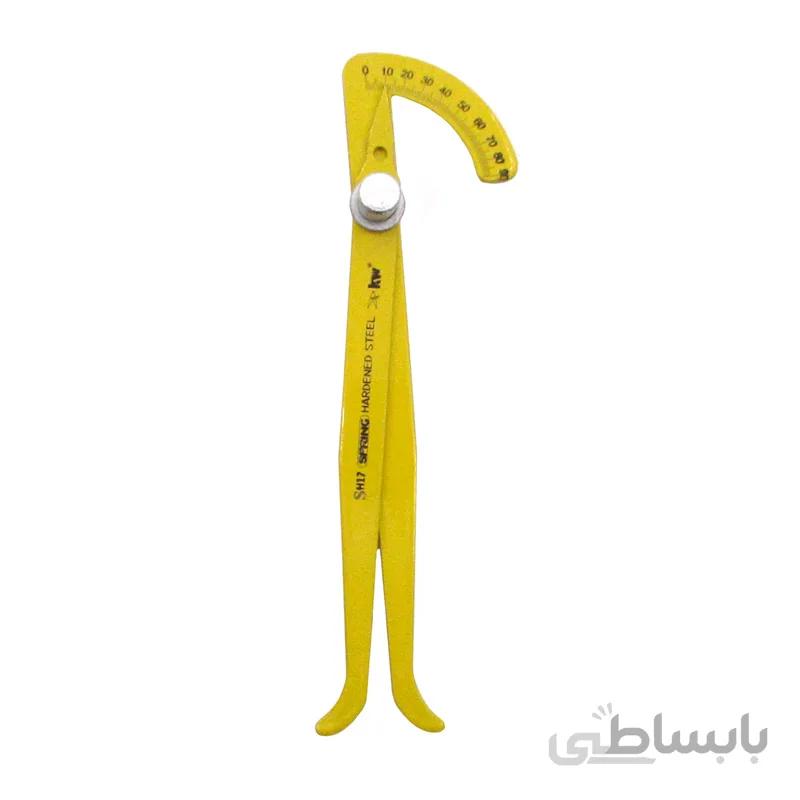 پرگار صنعتی مدرج داخل سنج زرد KW مدل SH17