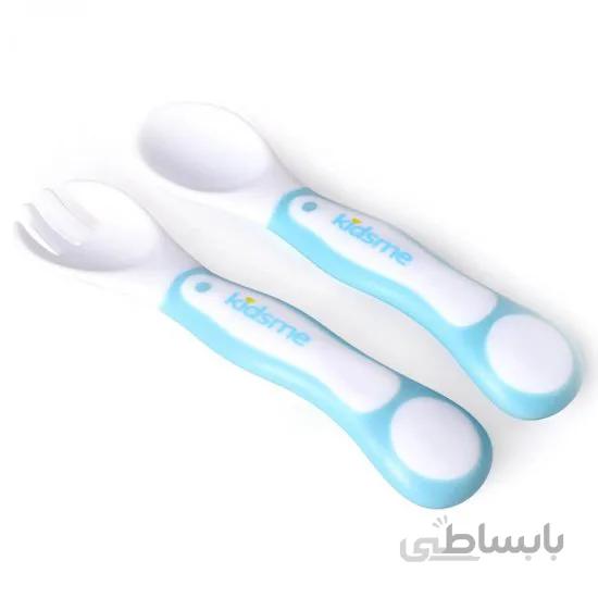 قاشق و چنگال کیدزمی Kidsme رنگ آبی