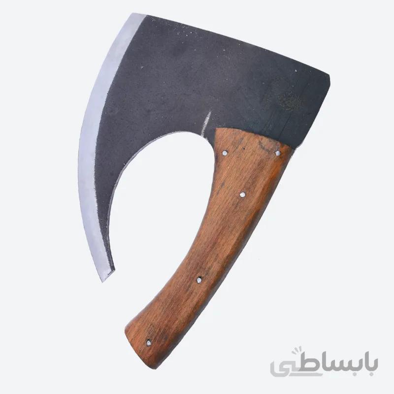 تبر دست ساز طبعیت گردی مدل داسی
