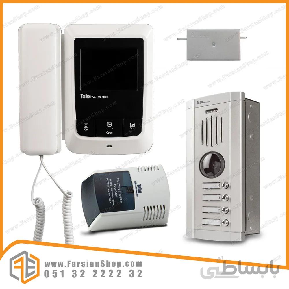 پکیج کامل آیفون تصویری تابا مدل 1090 با پنل 1860 سهند
