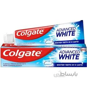 خمیردندان سفیدکننده کلگیت Colgate Advanced White حجم 100 میلی لیتر