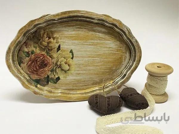 سینی سبک قدیمی(تکنیک کهنه کاری)