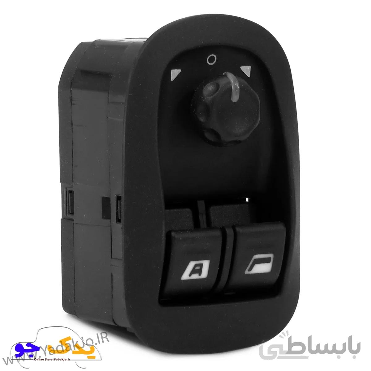 کلید شیشه بالابر و تنظیم آینه ۲۰۶ تیپ ۵ ایمن تک