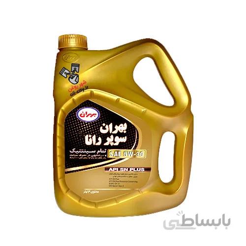 روغن موتور 5W30 بهران سوپر رانا 4 لیتر