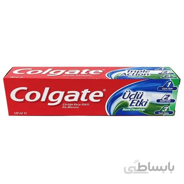 خمیر دندان کلگیت 3 کاره 100 میلی لیتر – Colgate 1 2 3 بسته 12 تایی