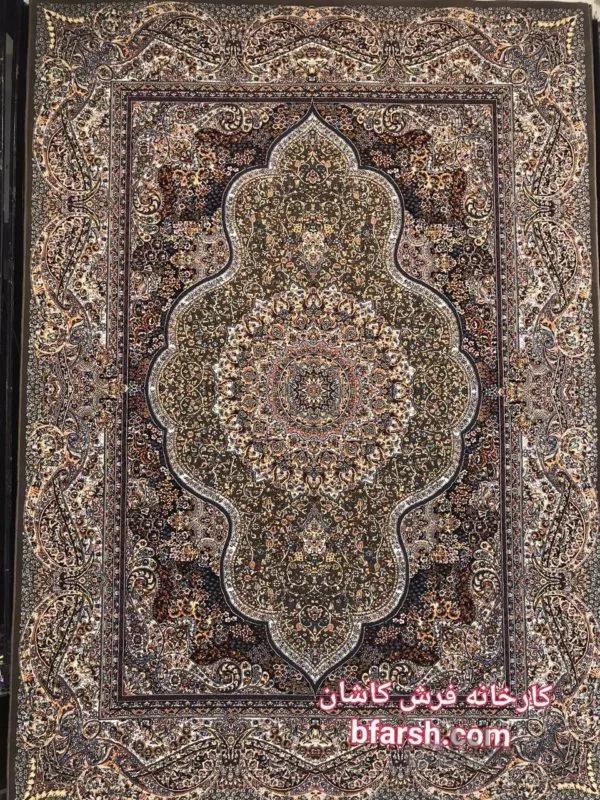 فرش کاشان طرح النا در 2 رنگ