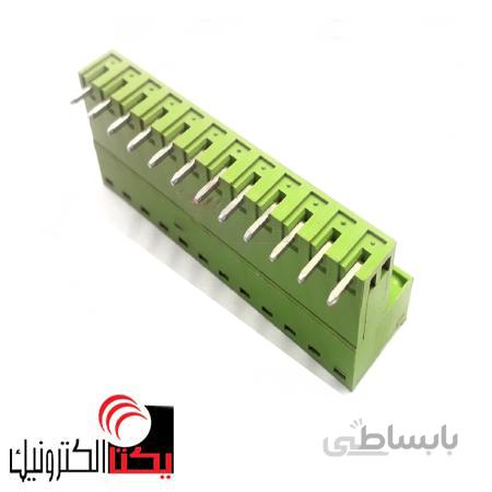 ترمینال فونیکس 12 پین رایت انگل بافاصله پایه 5.08