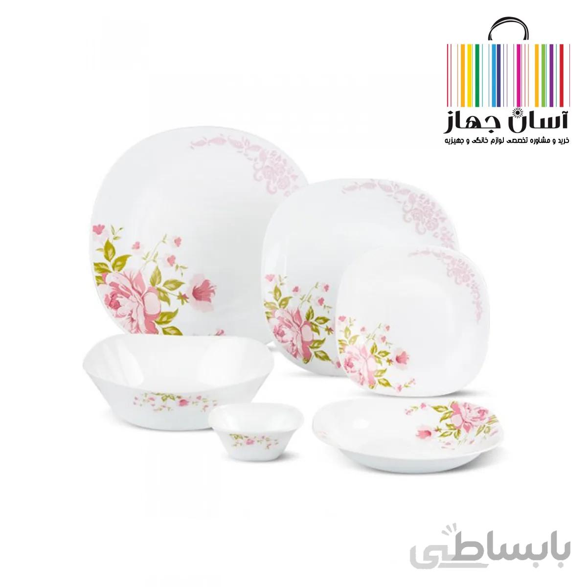 سرویس غذاخوری 26 پارچه اپال طرح آناستازیا(Anastazia)er