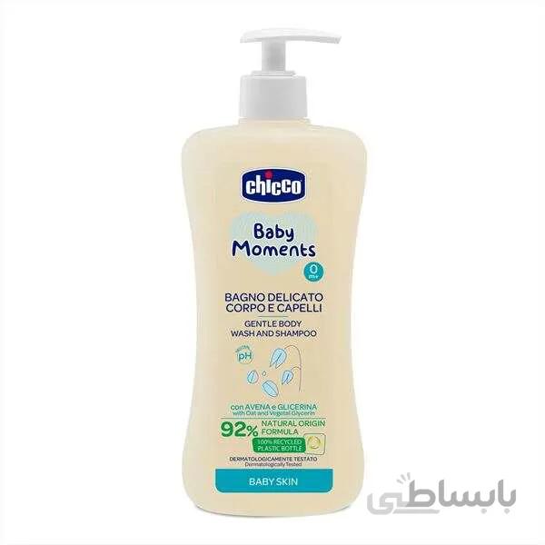 ژل (شامپو ) سر و بدن نوزادی 500 میل چیکو Chicco BM
