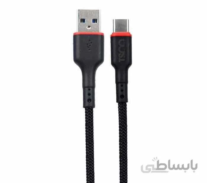 کابل تبدیل USB به USB-C تسکو مدل TCC105 طول 1 متر ا Tsco TCC105 USB-C to USB 1M