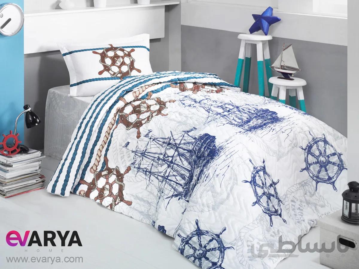 روتختی پنبه دوزی کودکان برند clasy طرح marine سه تکه