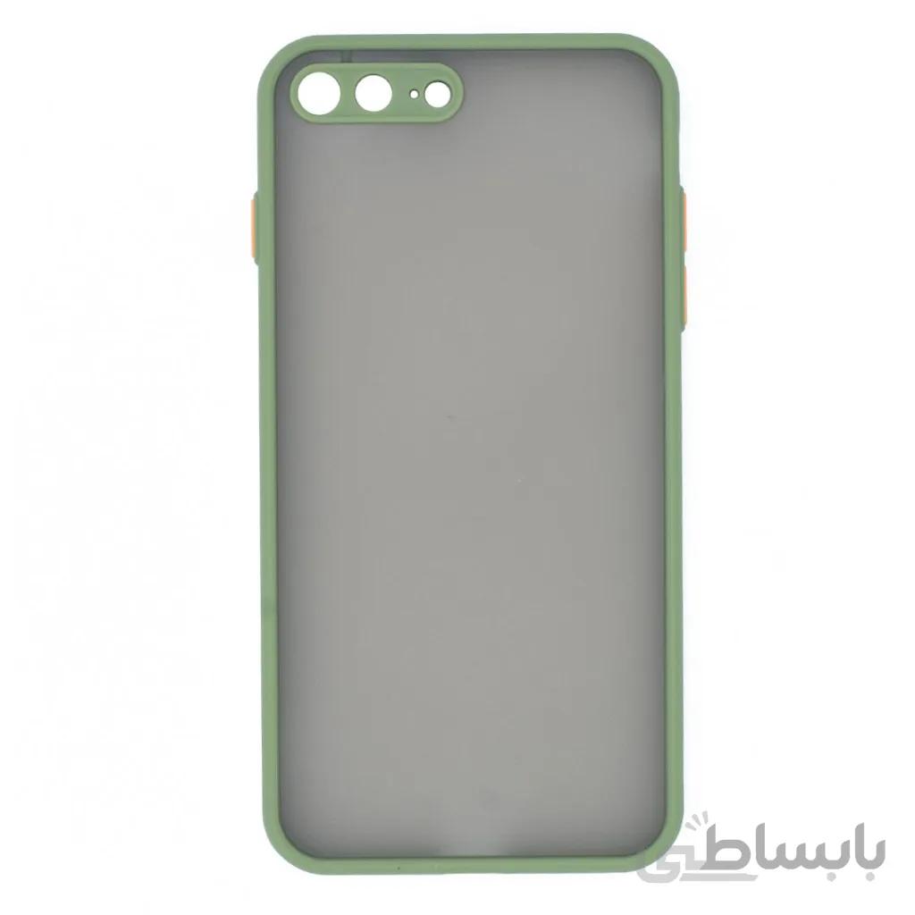 قاب گوشی اپل iPhone 7/8 Plus پشت مات محافظ لنز دار مدل M-LNZ