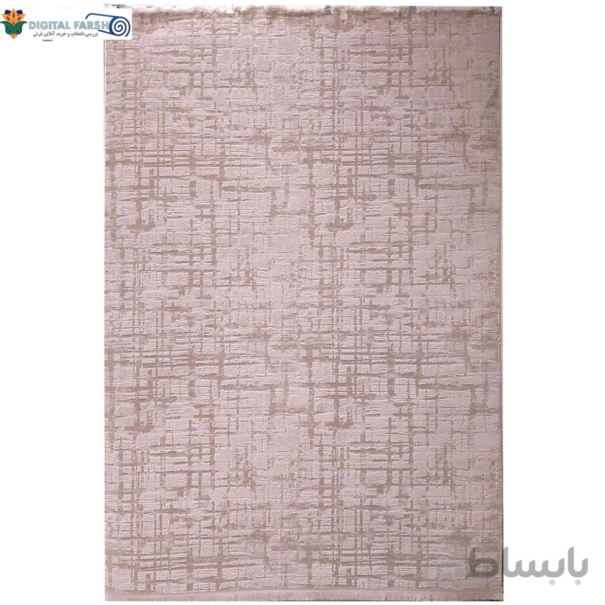 فرش زمرد مشهد کد 2116 زمینه کرم