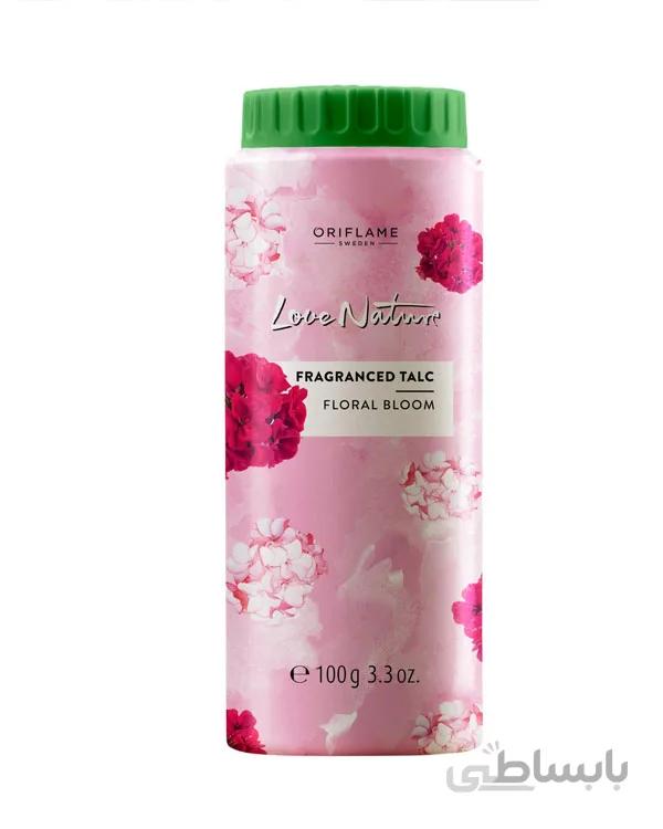 پودر تالک ضدتعریق فلورال بلوم لاونیچر اوریفلیم ا Love Nature Fragranced Talk Floral Bloom Oriflame