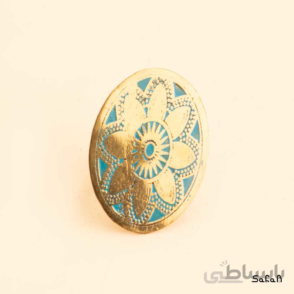 انگشتر هندی رنگی باز