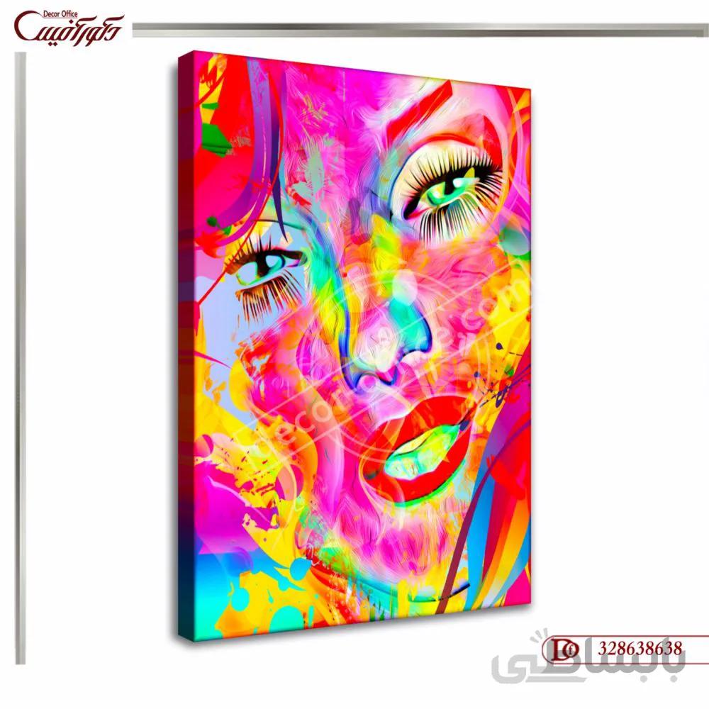 تابلو چهره گرافیکی کد 8638 ا Digital portrait
