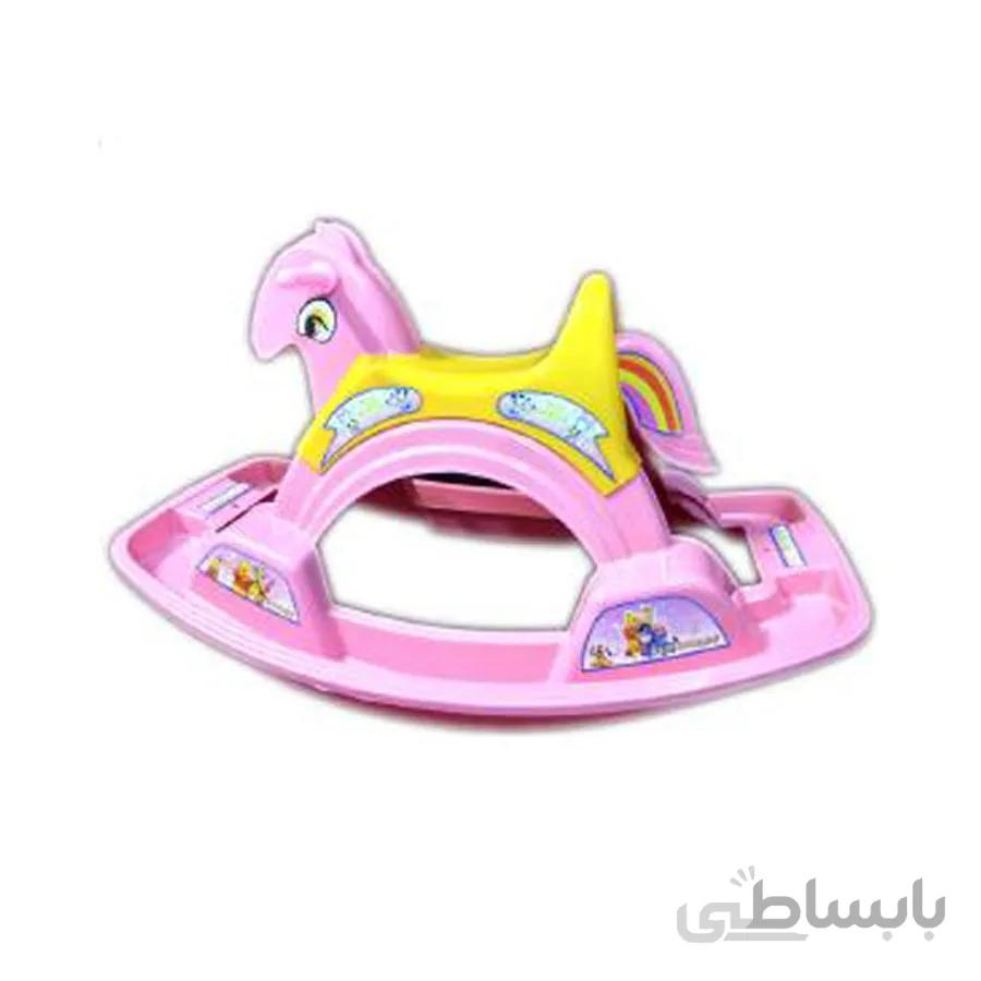 اسب گهواره ای امید پلاستیک تک تاز