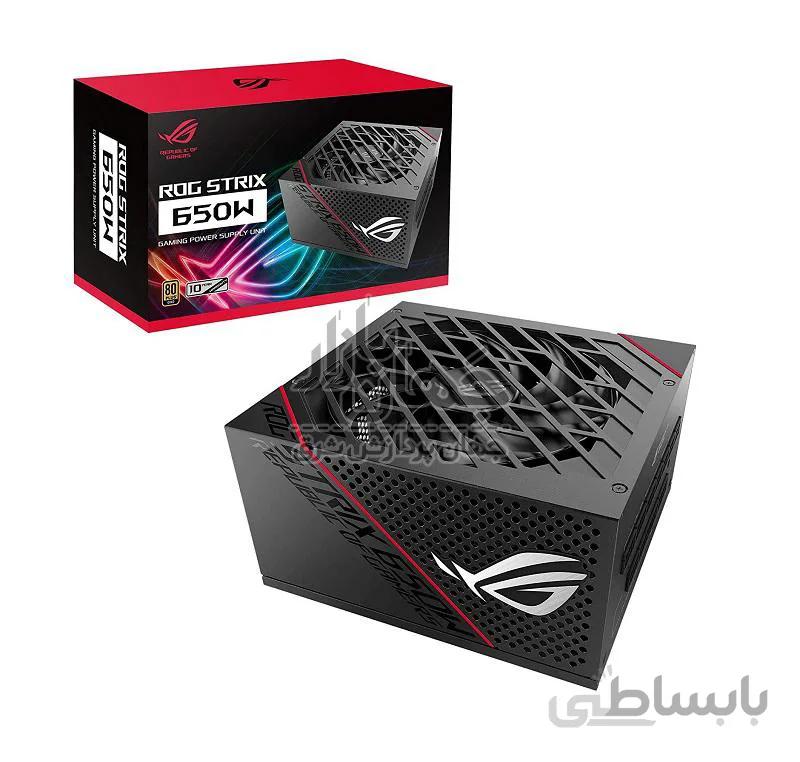 پاور گیمینگ 650 وات ایسوس ROG-STRIX-650G فول ماژولار ا (ROG-STRIX-650G-ROG Strix-Gaming)