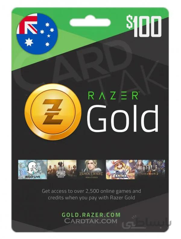 گیفت کارت ریزر گلد 100 دلاری استرالیا (AU)