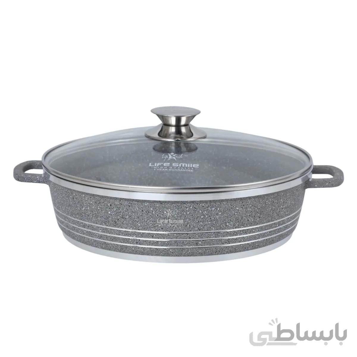 تابه گرانیتی لایف اسمایل مدل LIFEP7 SHR40 ا LIFESMILE LIFEP7-SHR40 Granite Coated Shallow Pot